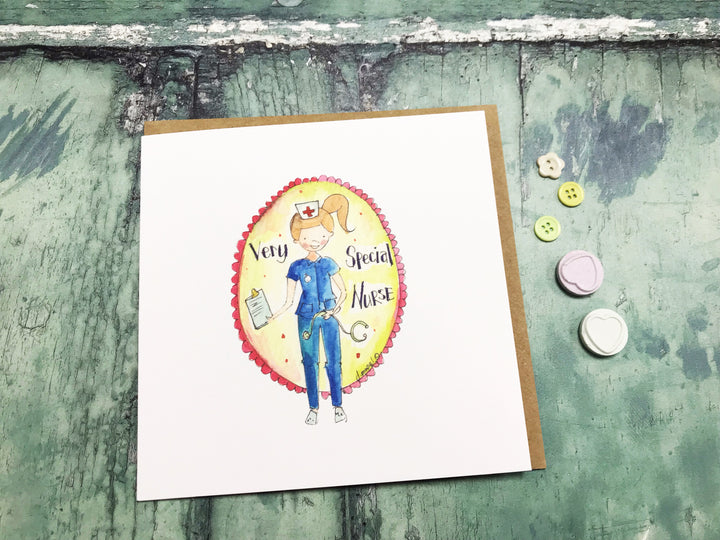 "Special Nurse" Card - Personalised