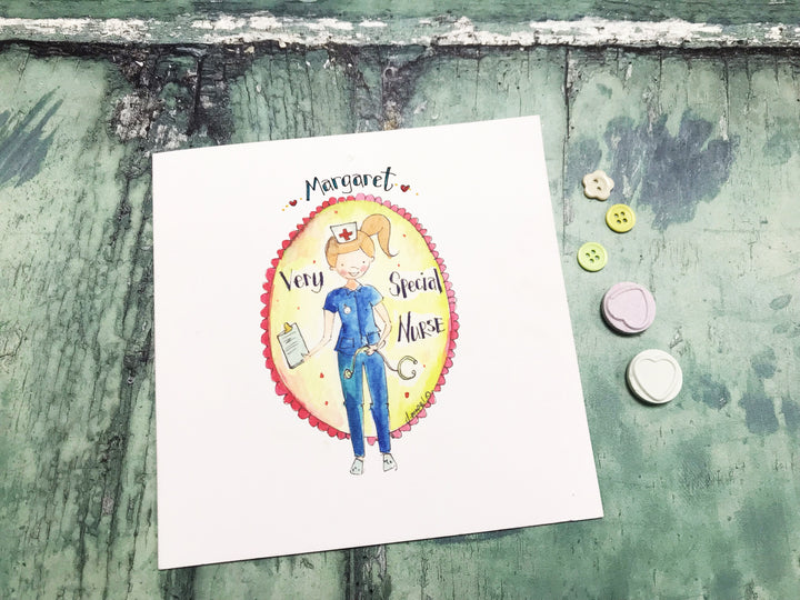 "Special Nurse" Card - Personalised