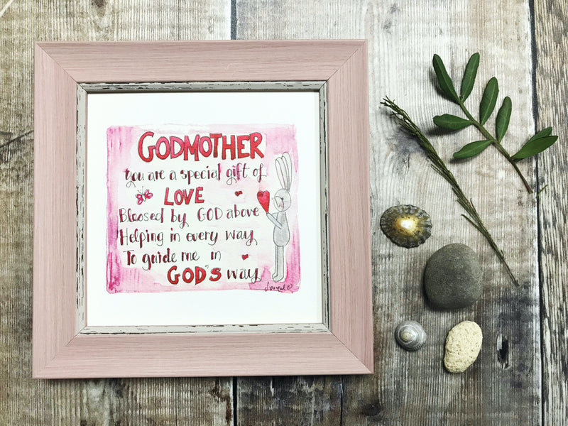 Framed Print "Godmother, guide me in God&