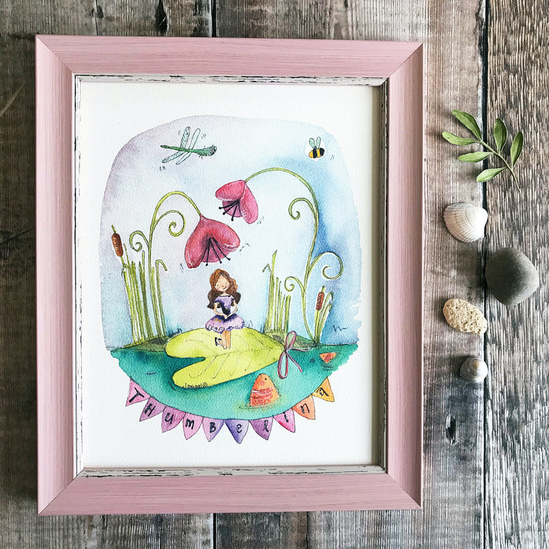 "Thumbelina" Personalised print.