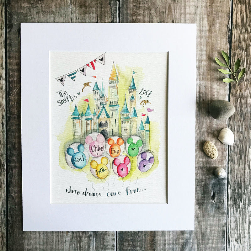 "Balloons" Personalised Print