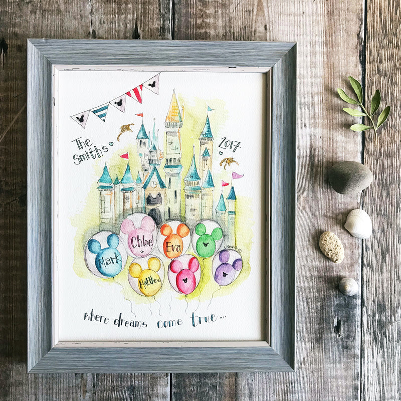 "Balloons" Personalised Print