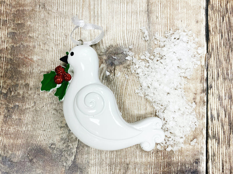 White Dove Christmas Decoration