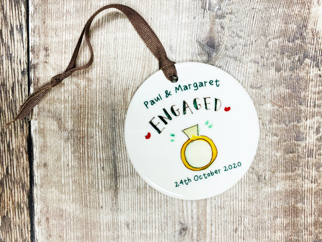Engaged Ceramic Decoration