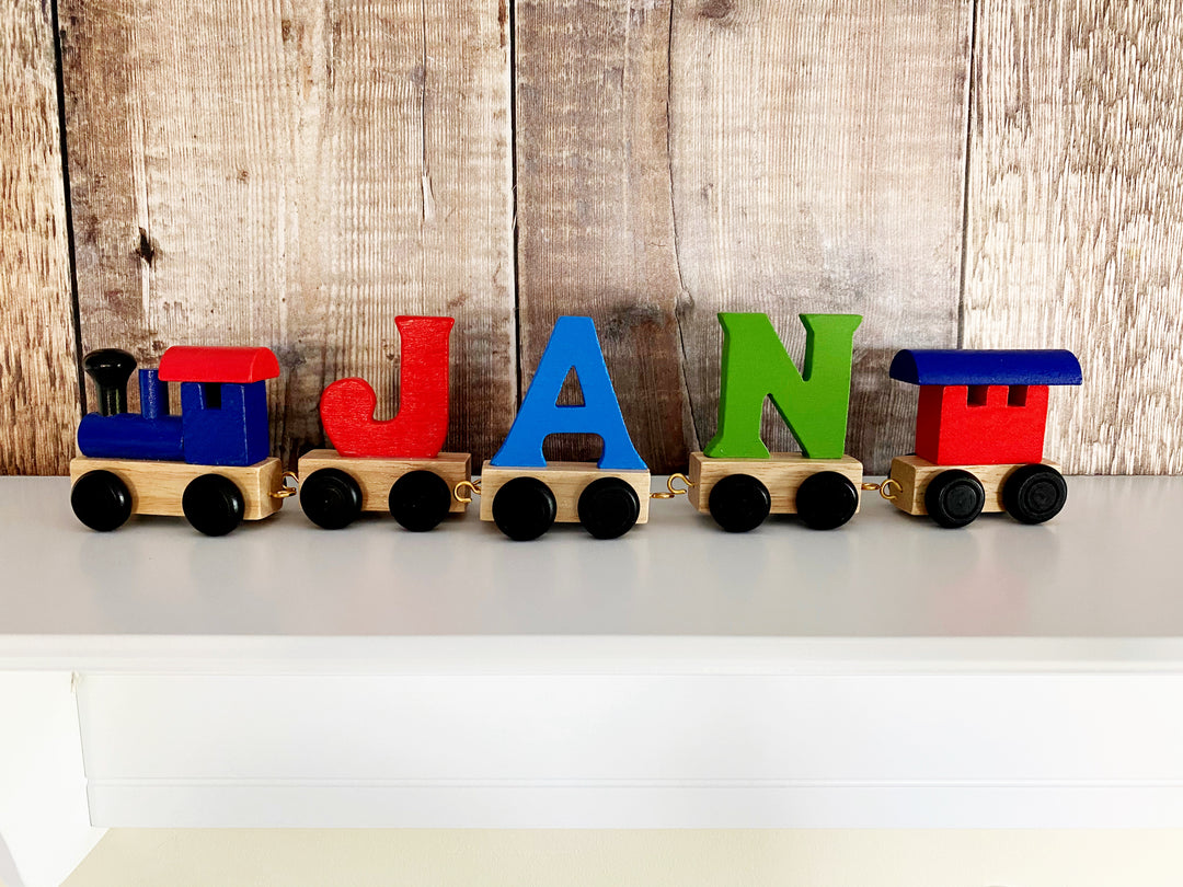 Wooden Train Letter B