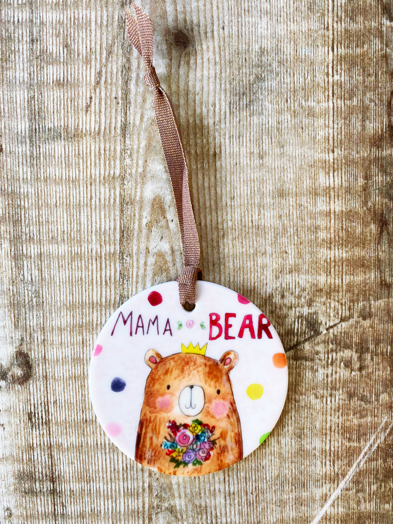 Mama Bear Ceramic decoration