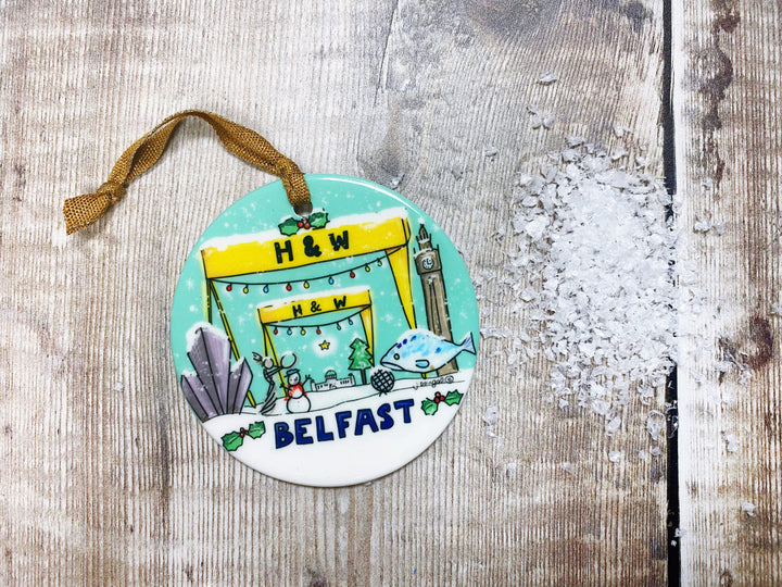 Belfast Christmas Ceramic Decoration