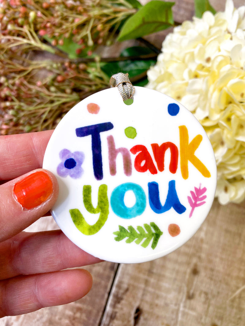 Thank You Ceramic decoration