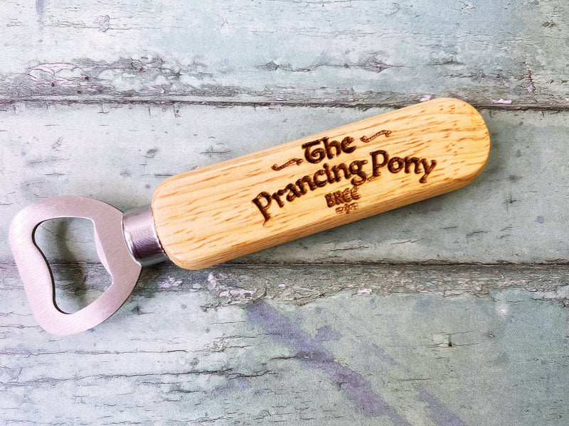 The Prancing Pony Wooden Bottle Opener