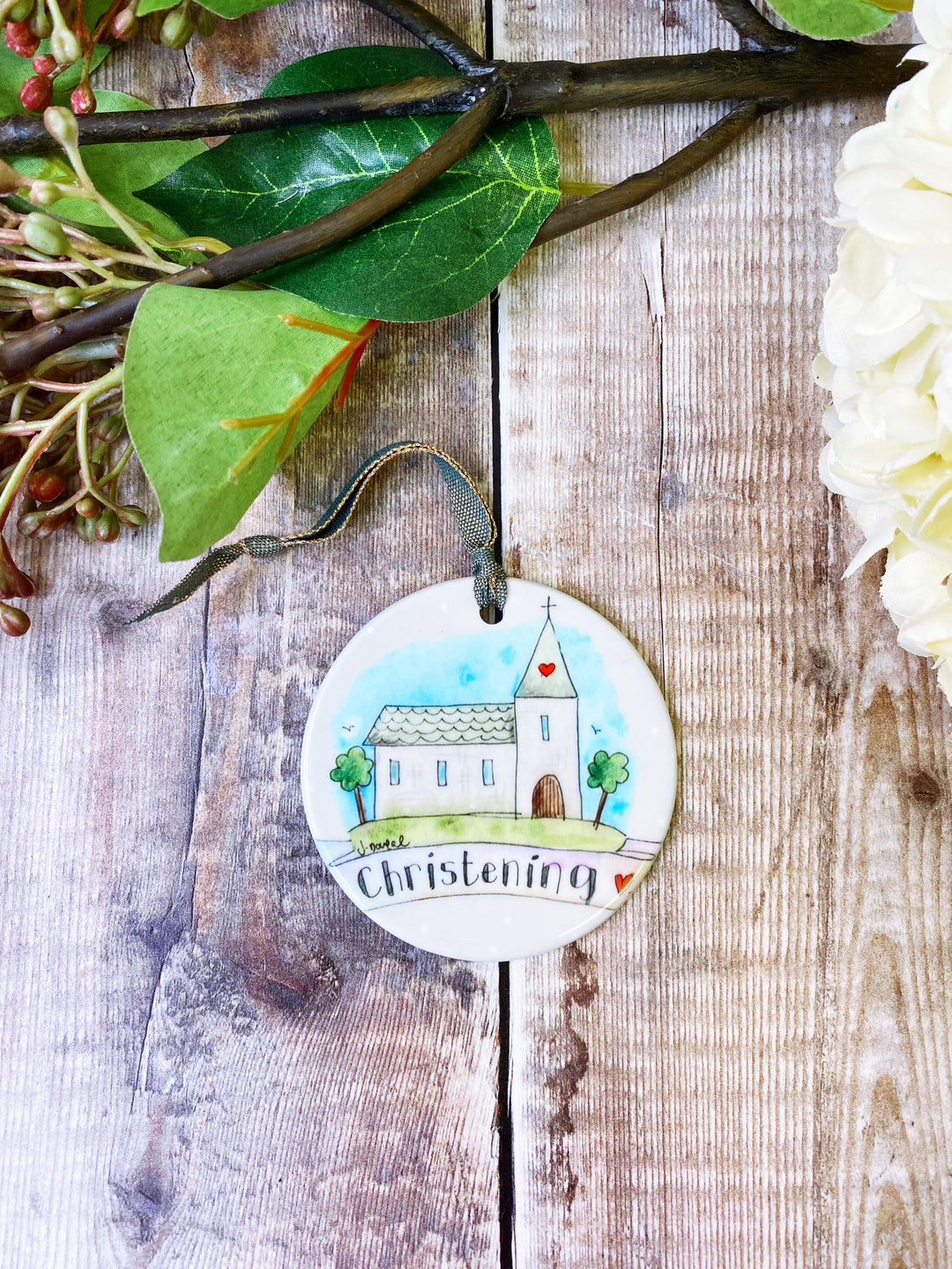 Christening Ceramic decoration