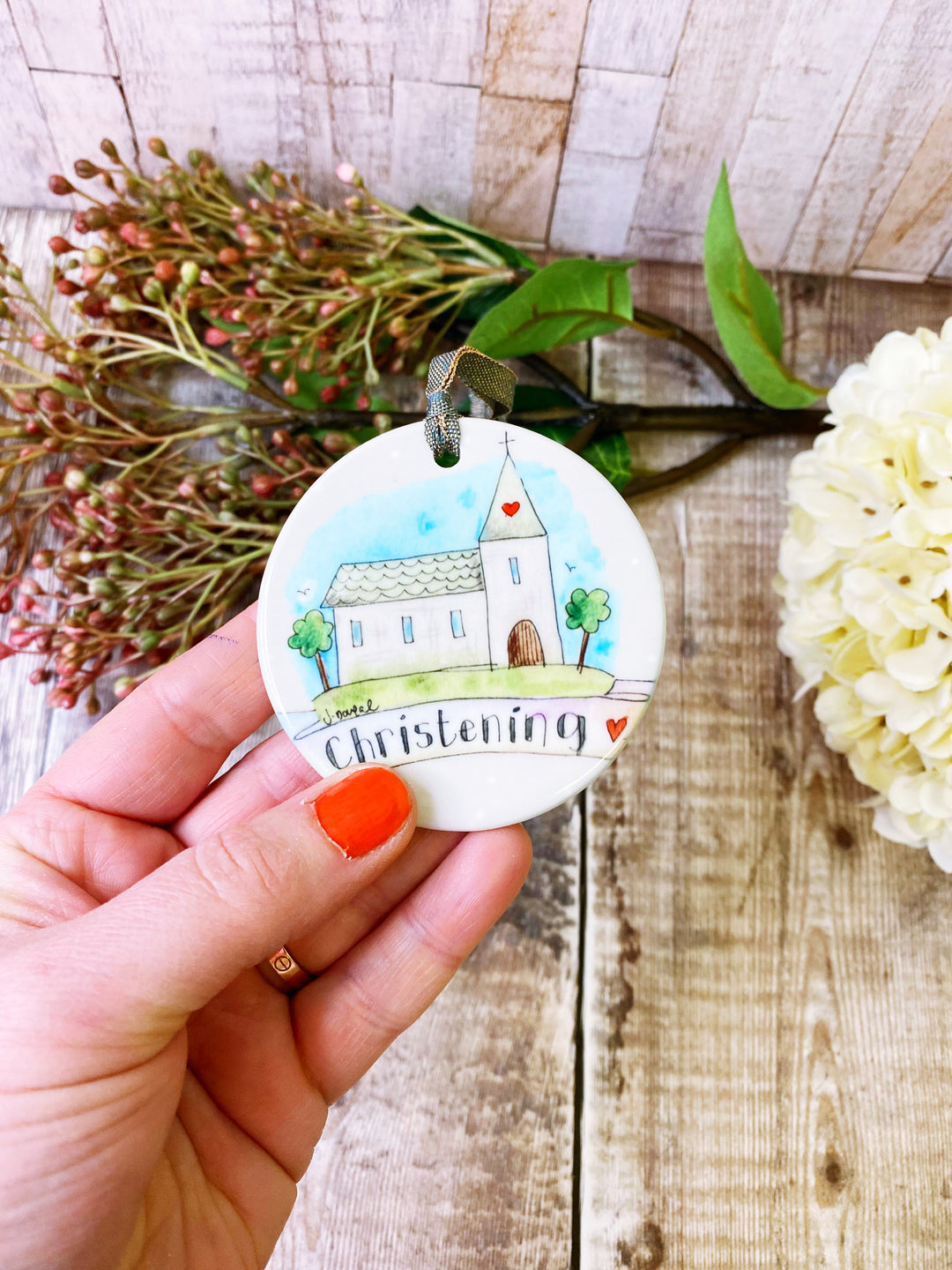 Christening Ceramic decoration
