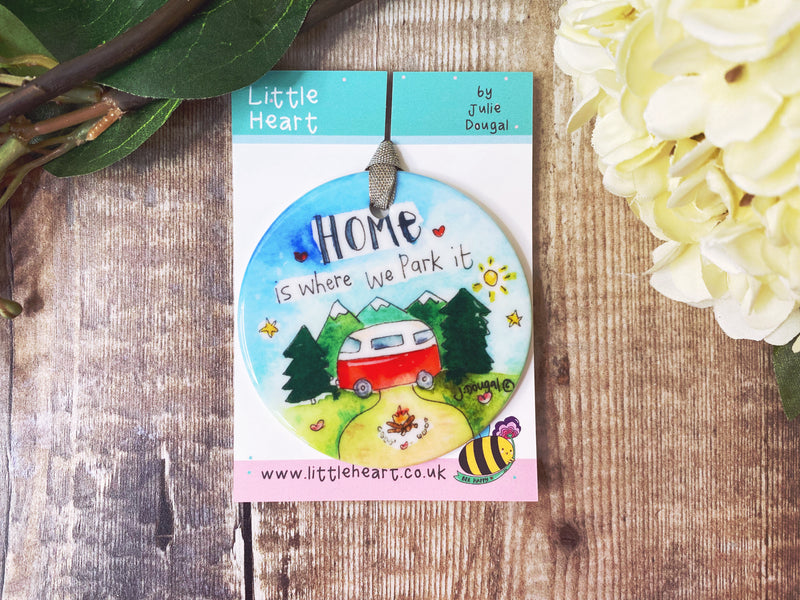 Home is where we park it Ceramic decoration