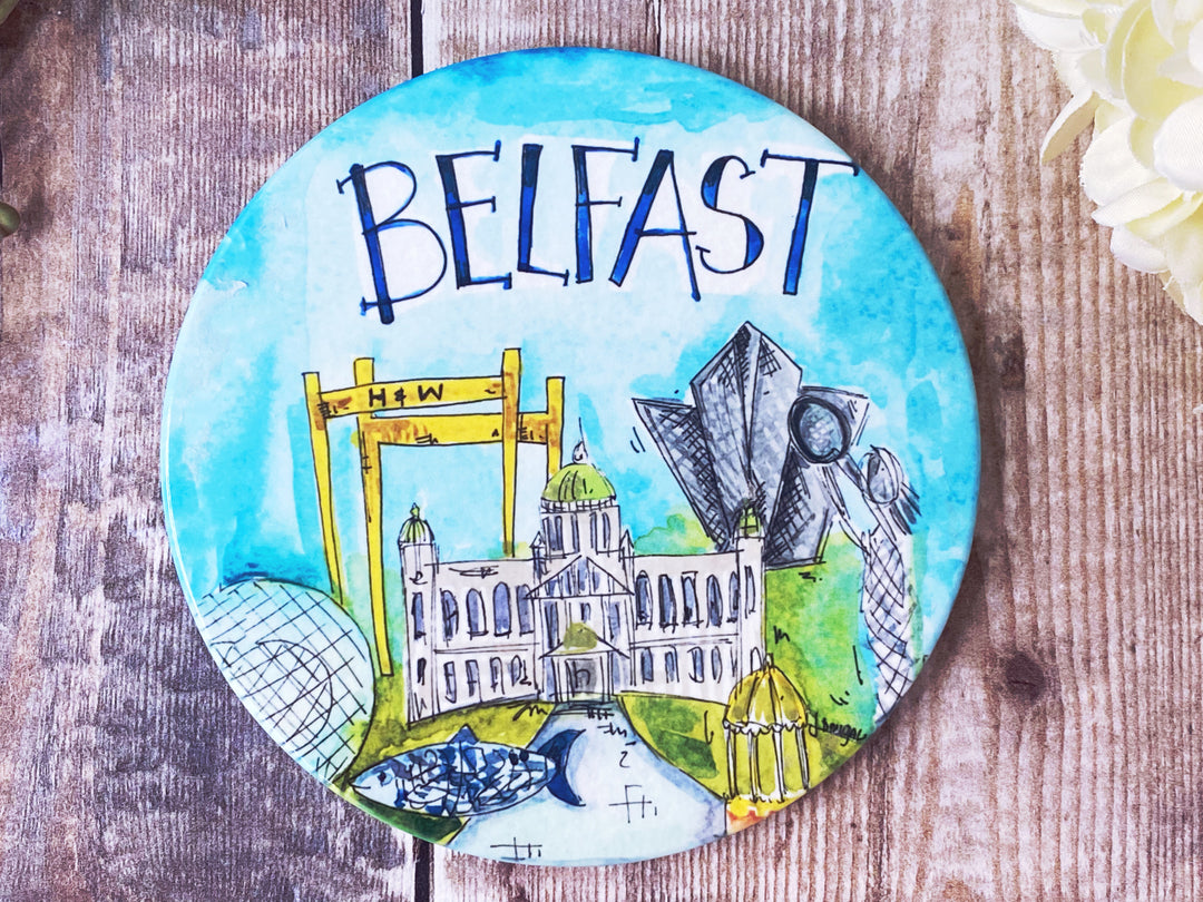 Belfast Ceramic Coaster