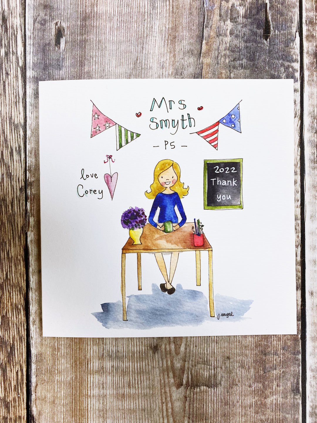 Teacher Card - Personalised