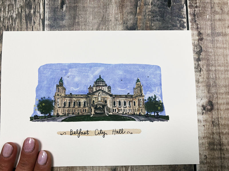 A5 City Hall Greeting Card