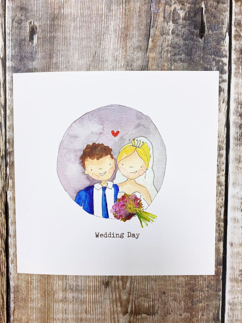 New Wedding Couple Card - Personalised