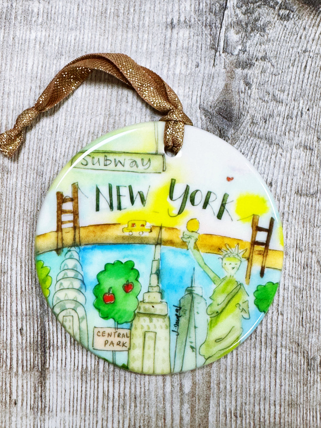 New York Ceramic decoration