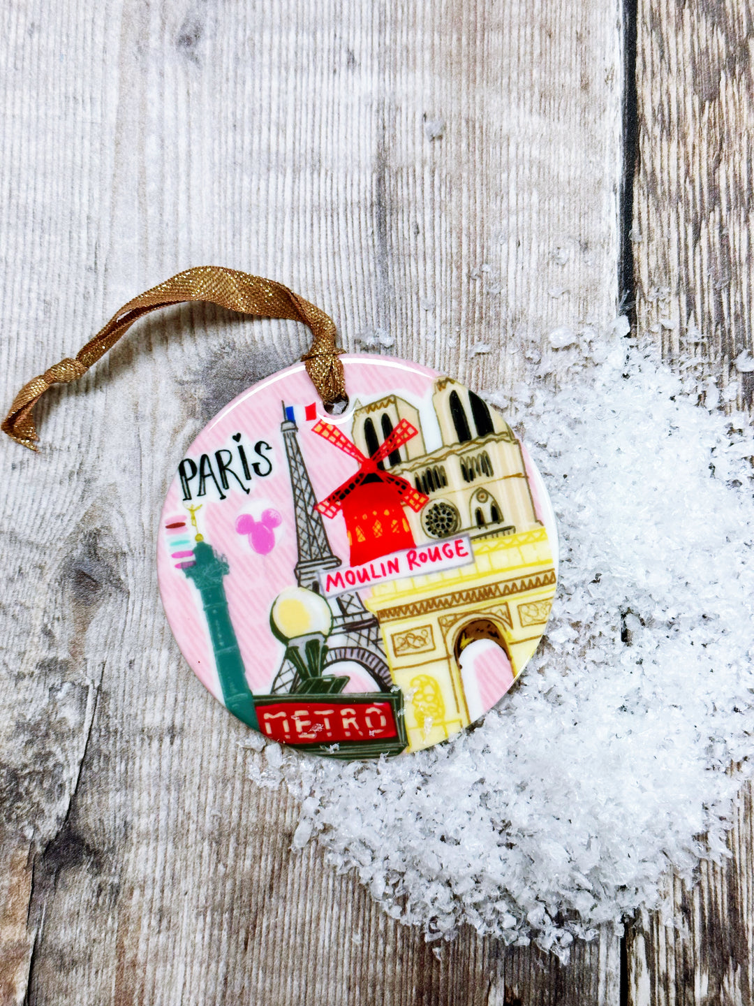 Paris Pink Ceramic decoration
