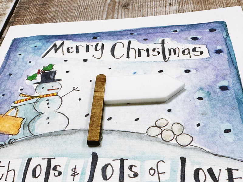 "Little Signpost" Christmas Card - Personalised