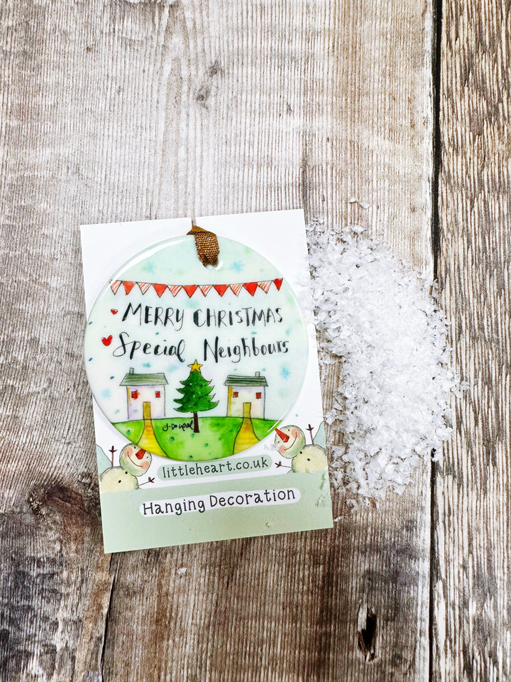 Special Neighbours Ceramic Decoration NOT PERSONALISED
