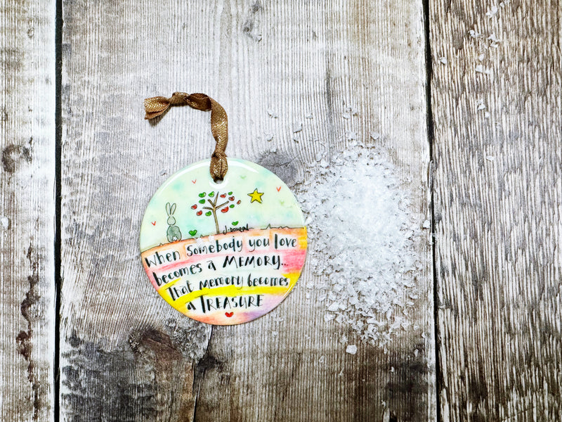 Memories Ceramic Bauble