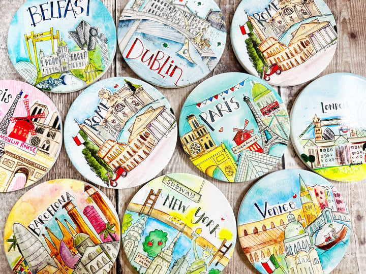 Venice Ceramic Coaster