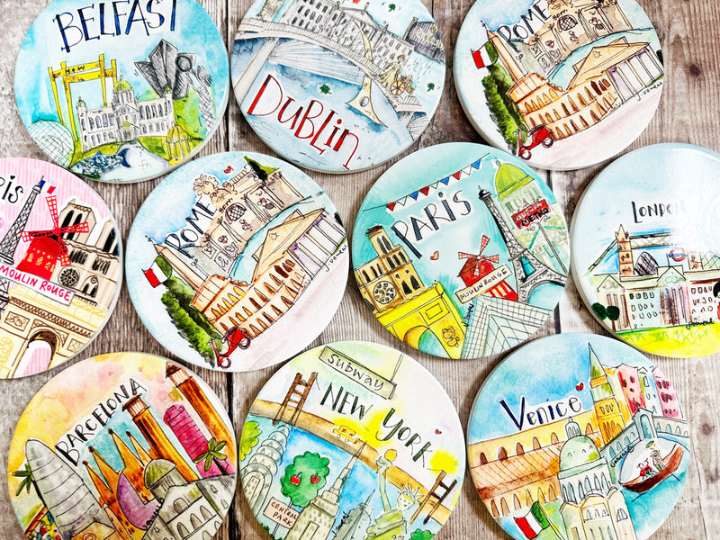 Rome Ceramic Coaster