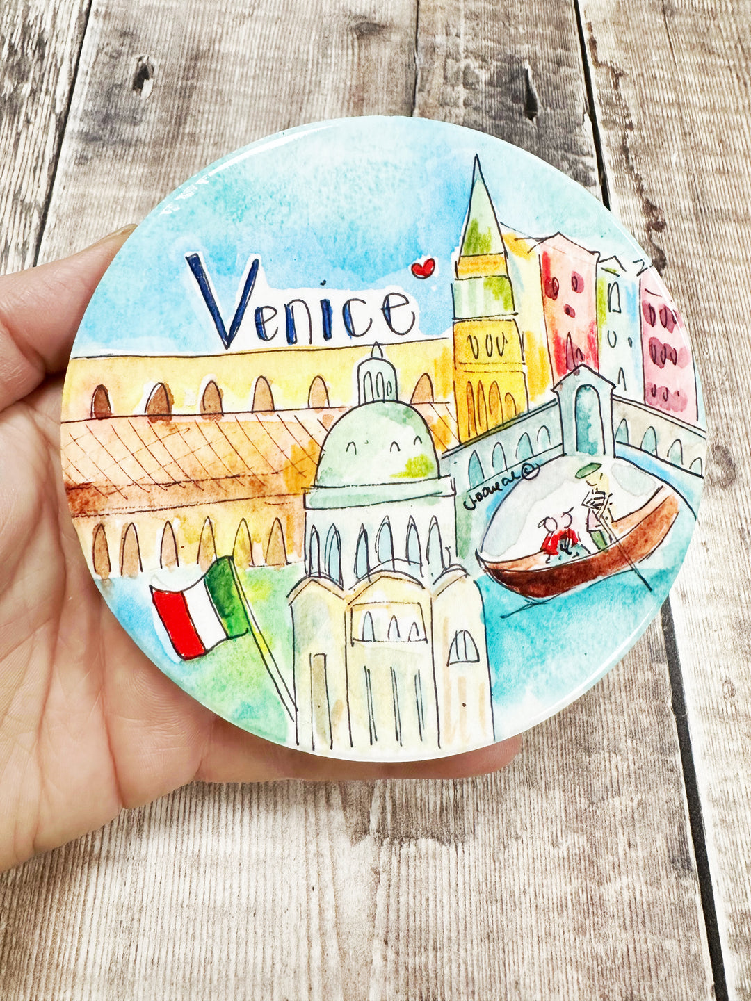 Venice Ceramic Coaster