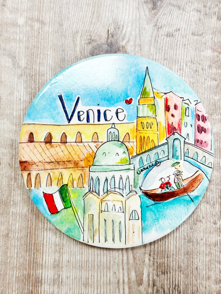 Venice Ceramic Coaster