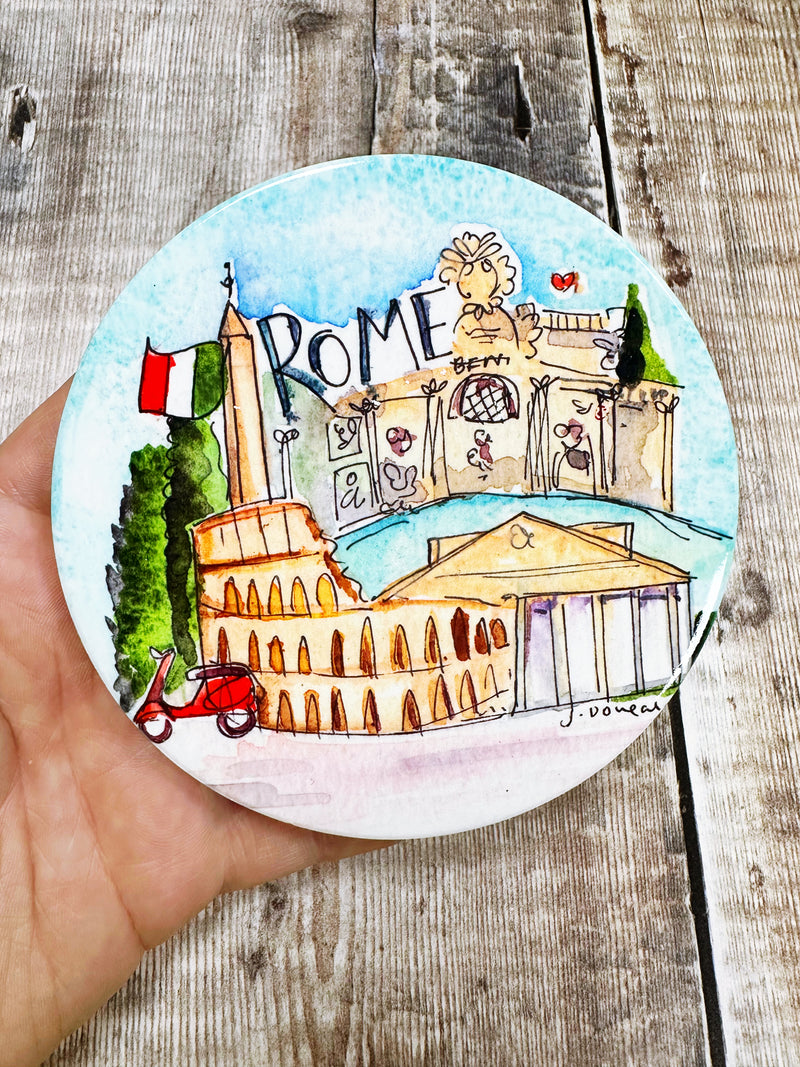 Rome Ceramic Coaster