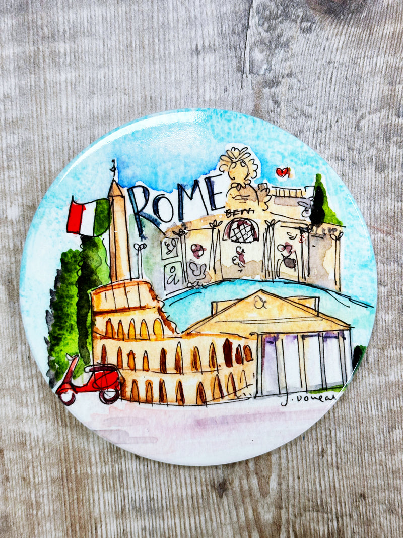 Rome Ceramic Coaster