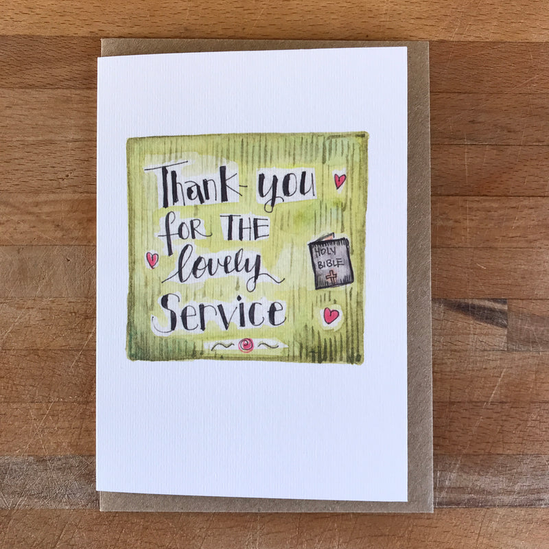 Wedding Thank-you cards for your Wedding Party - PERSONALISED