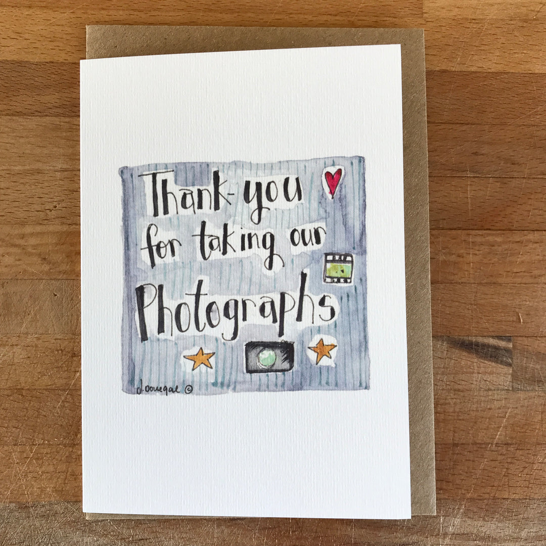 Wedding Thank-you cards for your Wedding Party - NOT PERSONALISED