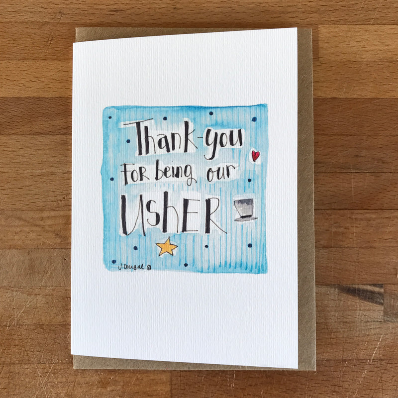 Wedding Thank-you cards for your Wedding Party - PERSONALISED