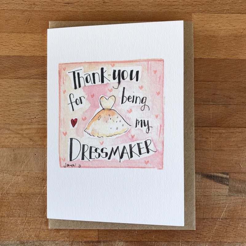 Wedding Thank-you cards for your Wedding Party - PERSONALISED