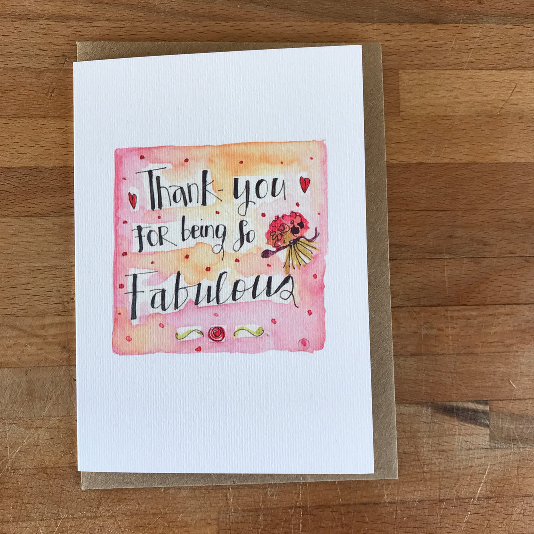 Wedding Thank-you cards for your Wedding Party - NOT PERSONALISED