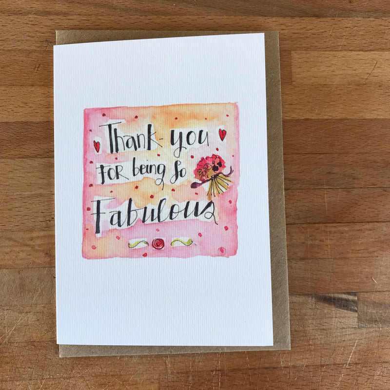 Wedding Thank-you cards for your Wedding Party - PERSONALISED