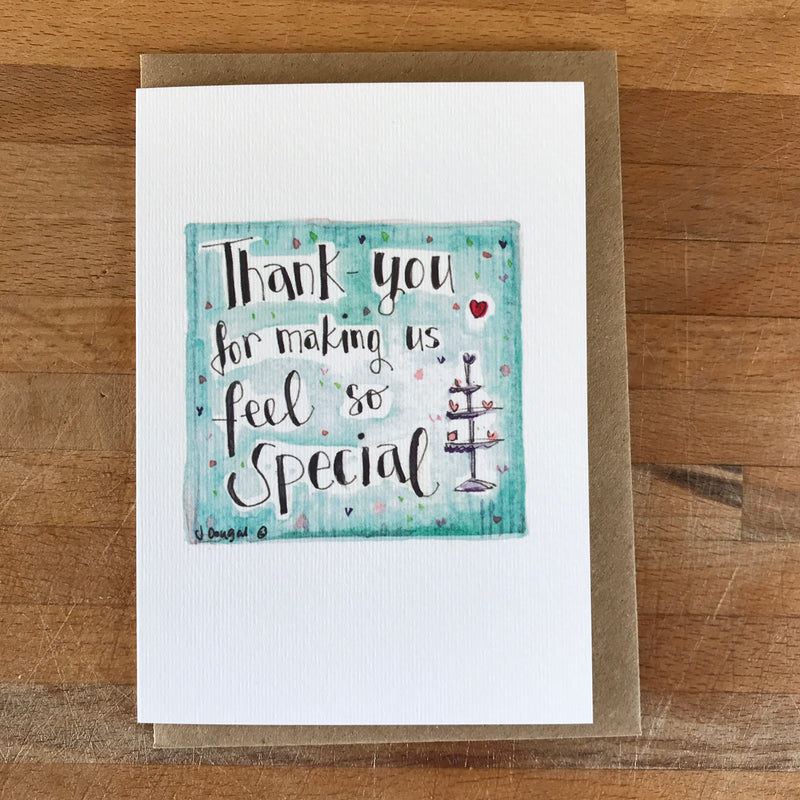 Wedding Thank-you cards for your Wedding Party - PERSONALISED