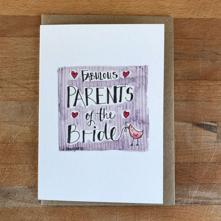 Wedding Thank-you cards for your Wedding Party - NOT PERSONALISED