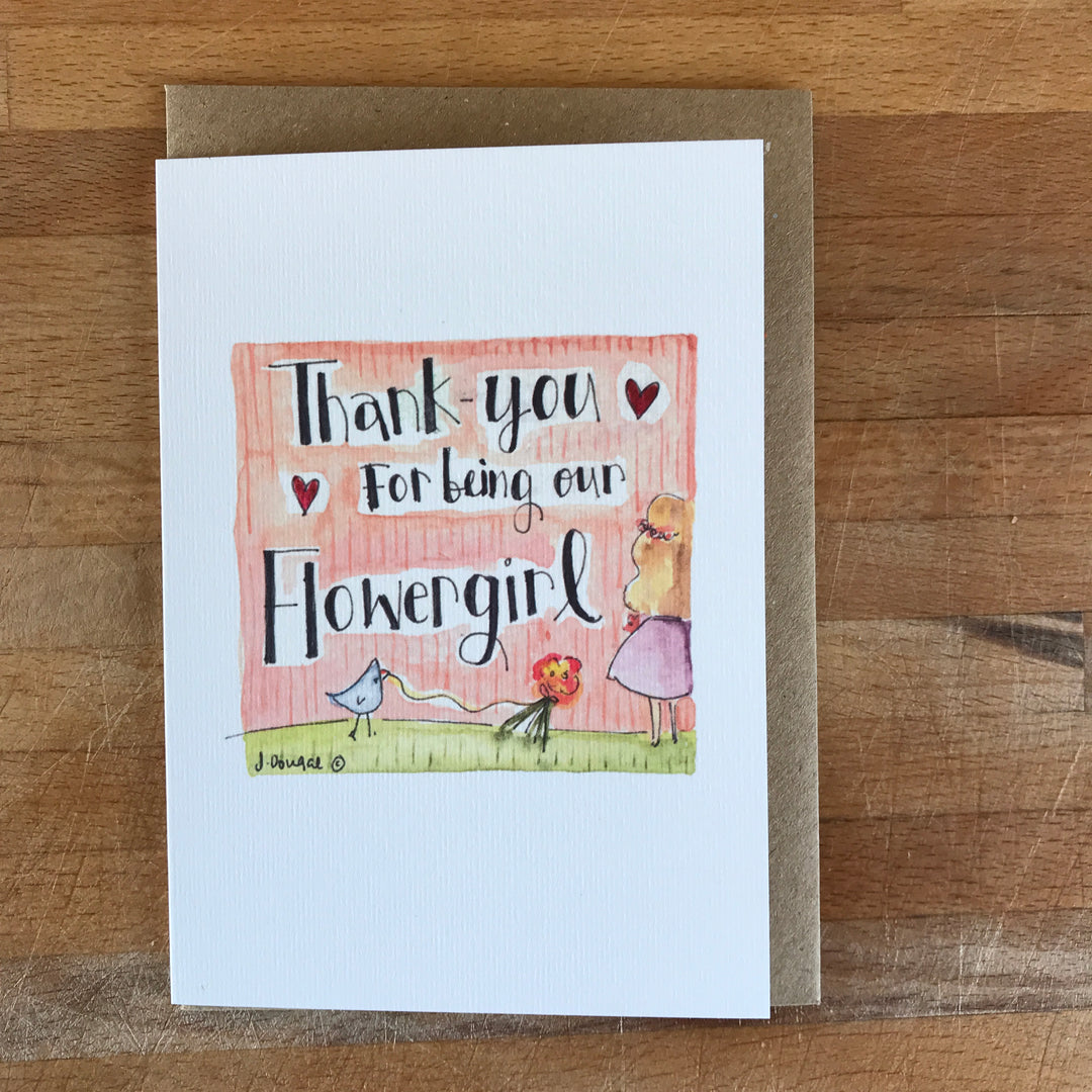 Wedding Thank-you cards for your Wedding Party - NOT PERSONALISED