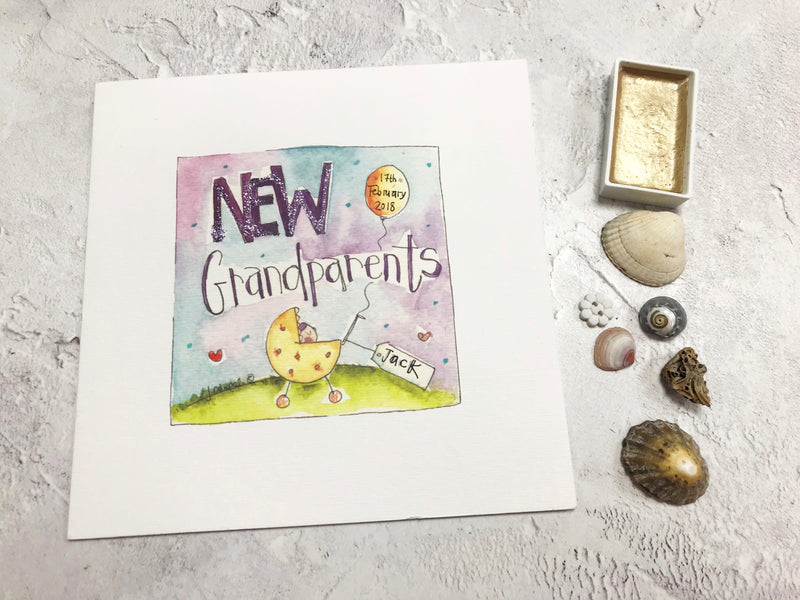 New Grandparents Card - Personalised