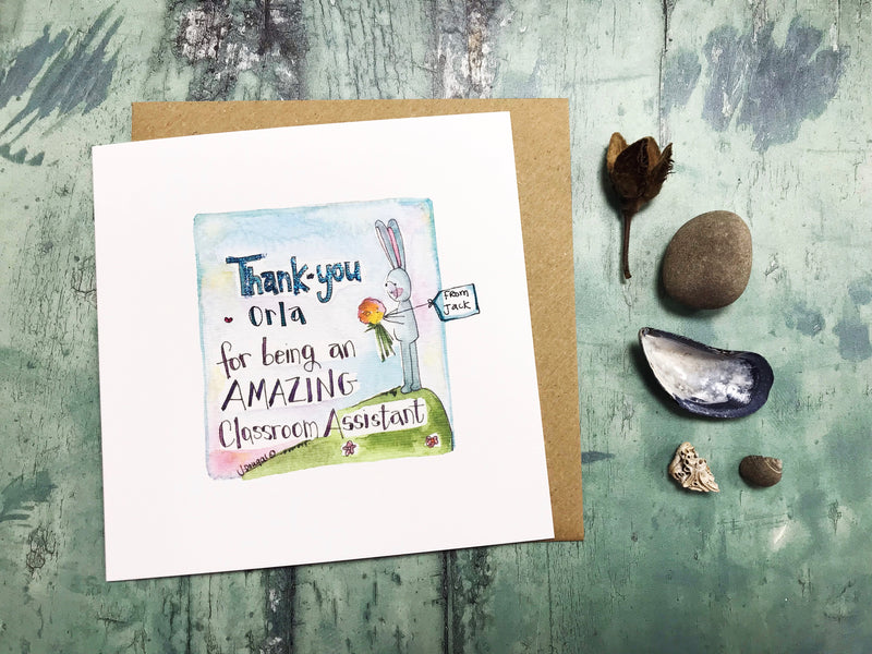 Thank You Classroom Assistant Card - Personalised