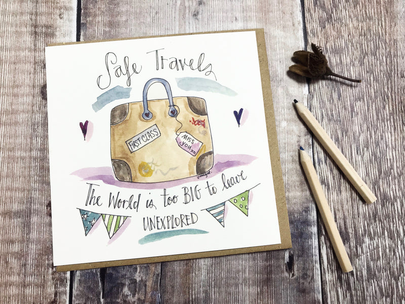 Safe Travels Card - Personalised