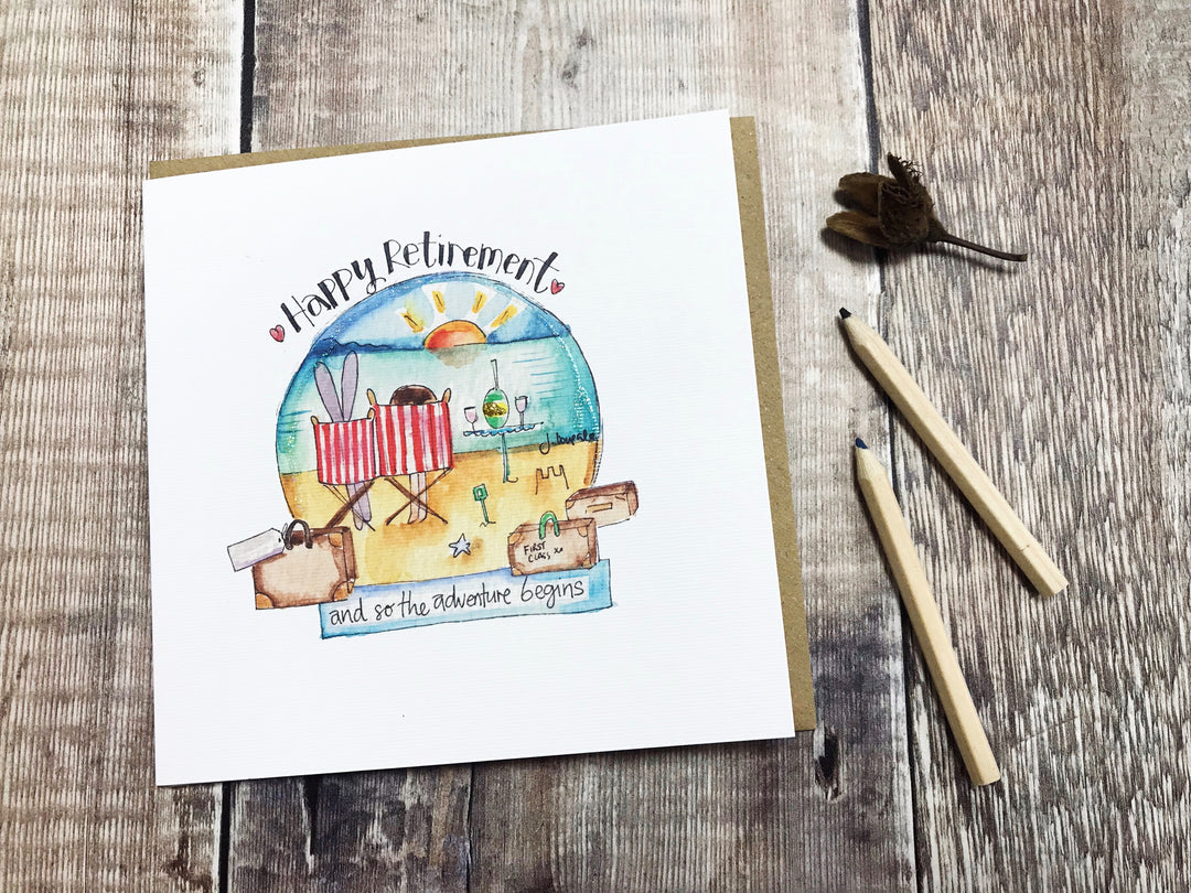 "Happy Retirement" Card - Personalised